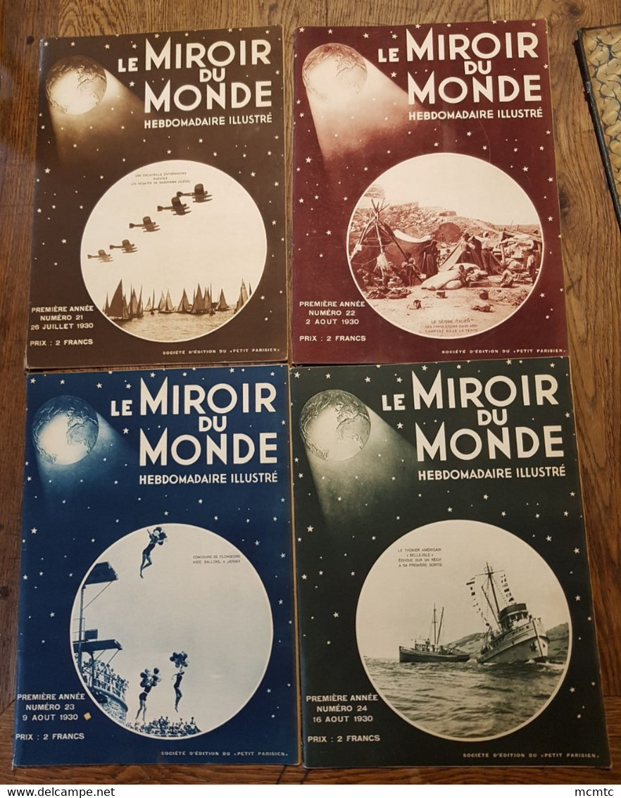 26 revues "Le Miroir du Monde " hebdomadaire Illustré 1930