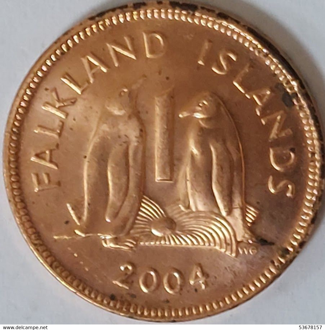 Falkland Islands - 1 Penny, 2004, KM# 130 - Falklandinseln