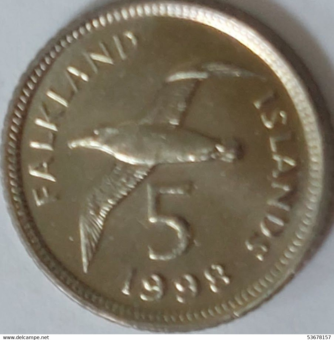 Falkland Islands - 5 Pence, 1998, Unc, KM# 4.2 - Falklandinseln