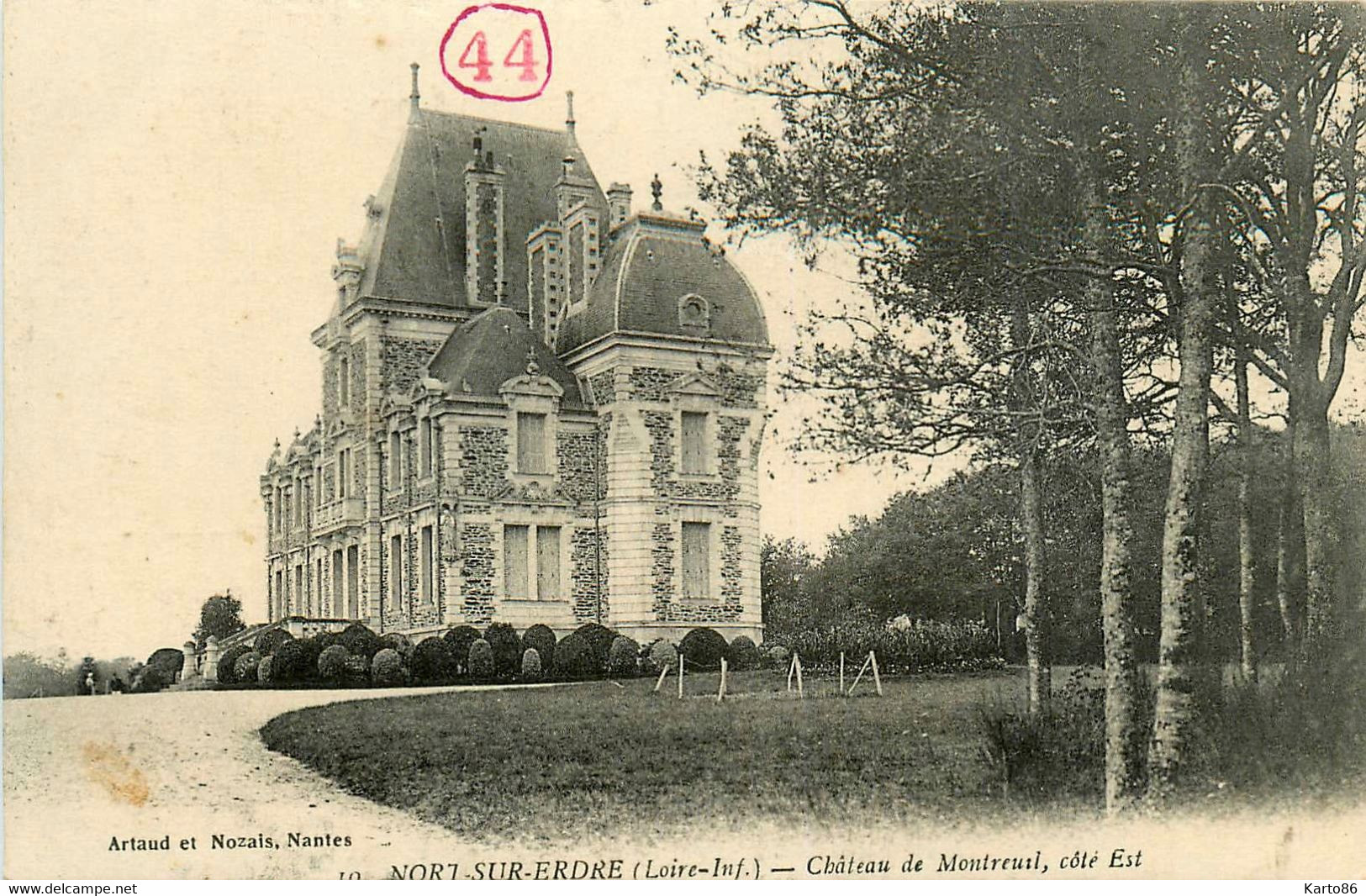 Nort Sur Erdre * Le Château De Montreuil , Côté Est - Nort Sur Erdre