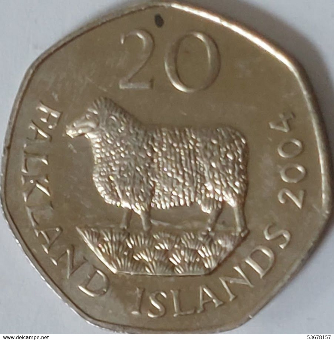Falkland Islands - 20 Pence, 2004, KM# 134 - Malvinas