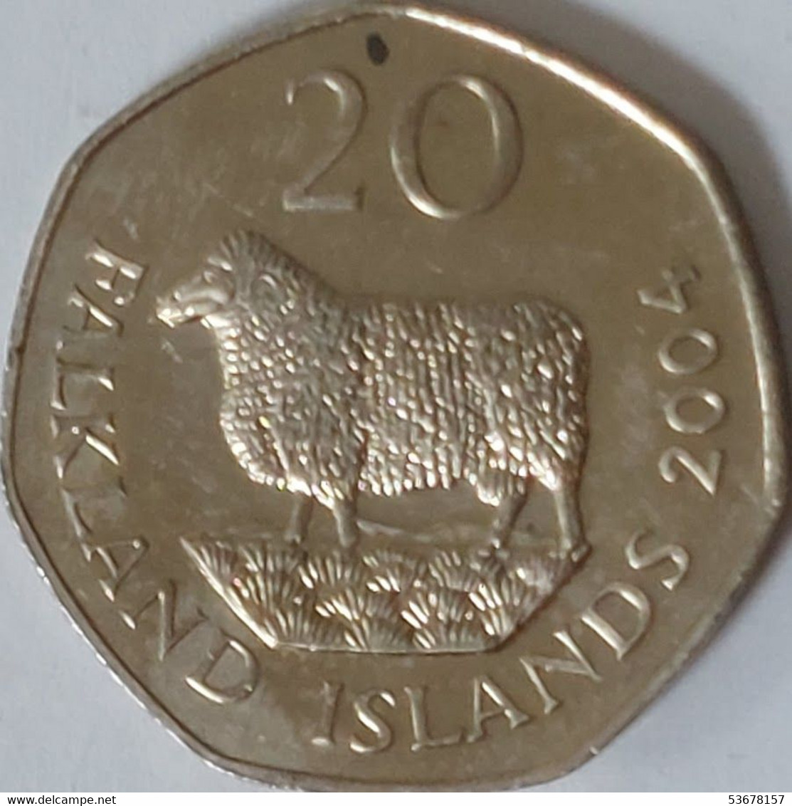 Falkland Islands - 20 Pence, 2004, KM# 134 - Falkland Islands