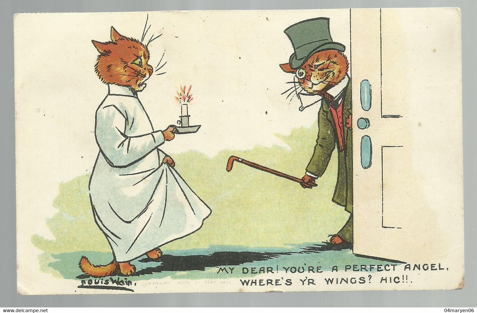 ***  1  X  LOUIS  WAIN  ***   -   MY DEAR ! YOU'RE A PERFECT ANGEL......... - Wain, Louis