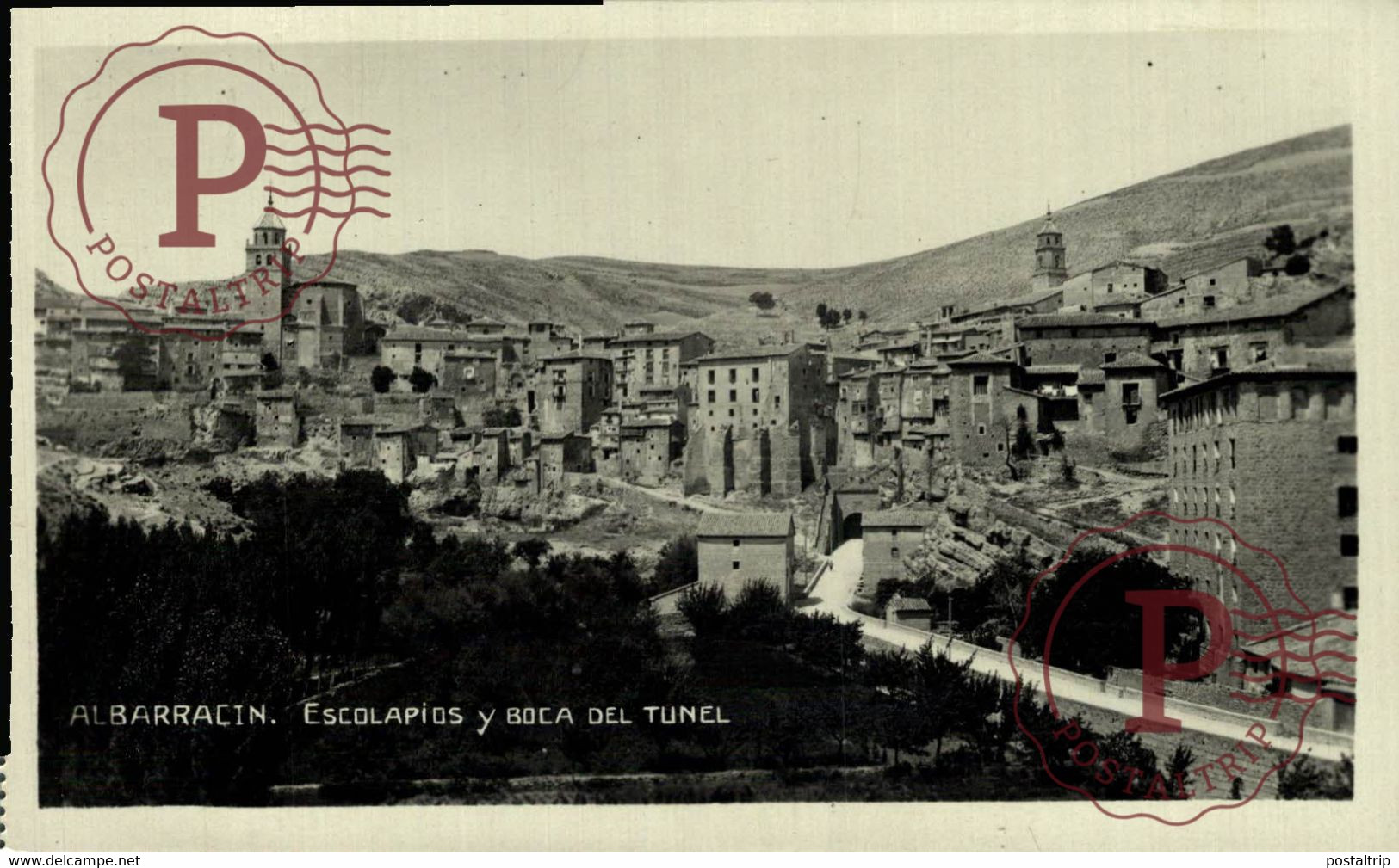 TERUEL. ALBARRACIN. ESCOLAPIOS. BOCA DEL TUNEL. - Teruel