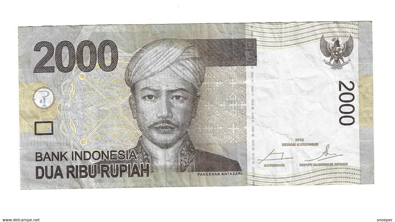 *indonesia 2000 Rupiah 2016  148g - Indonésie