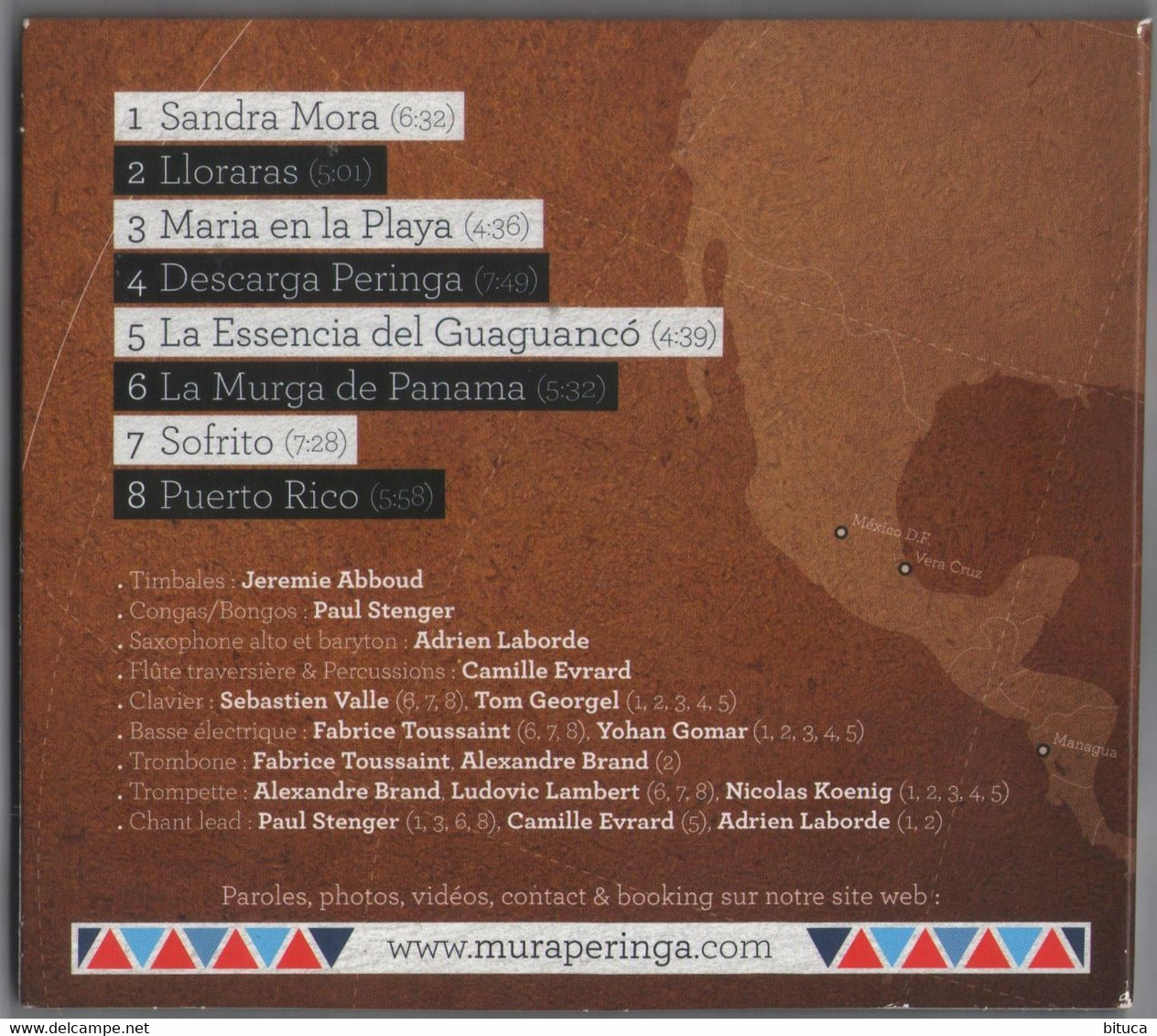 CD 8 TITRES MURA PERINGA DIGIPACK TRèS BON éTAT & RARE - Wereldmuziek