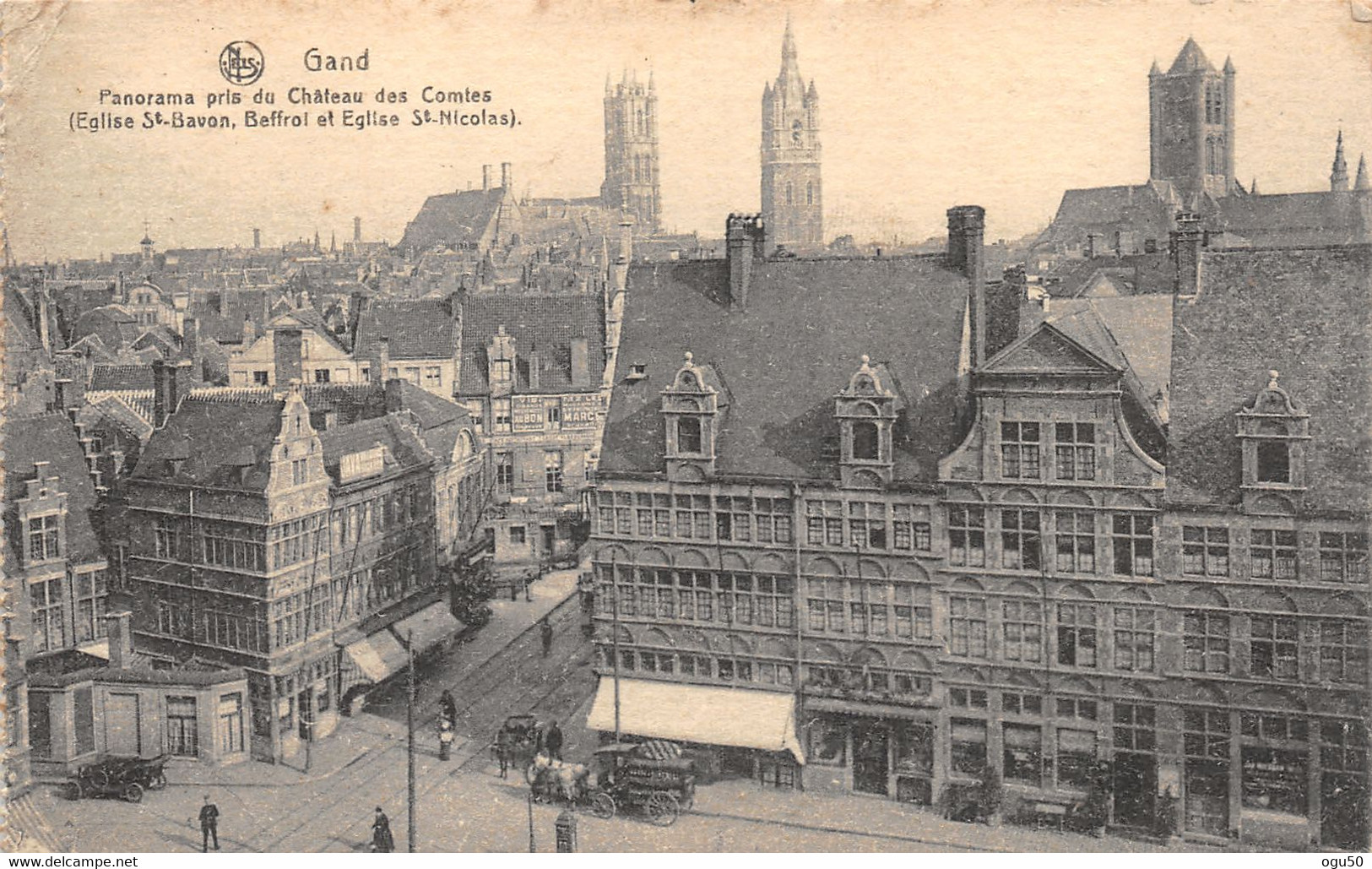 Gand (Belgique) - Panorama Pris Du Château Des Comtes - Gent