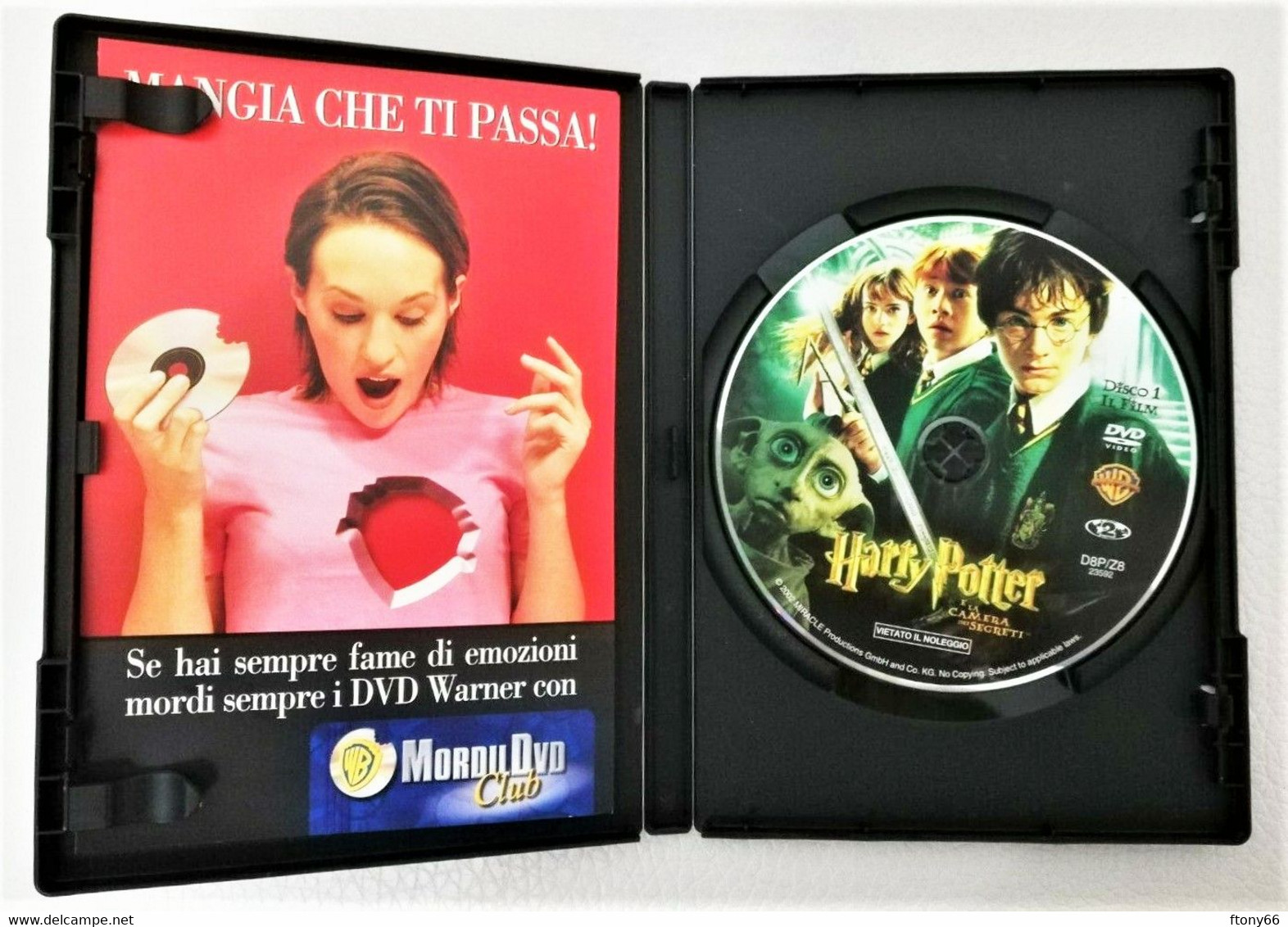 MA22 DVD HARRY POTTER E LA CAMERA DEI SEGRETI - Ciencia Ficción Y Fantasía