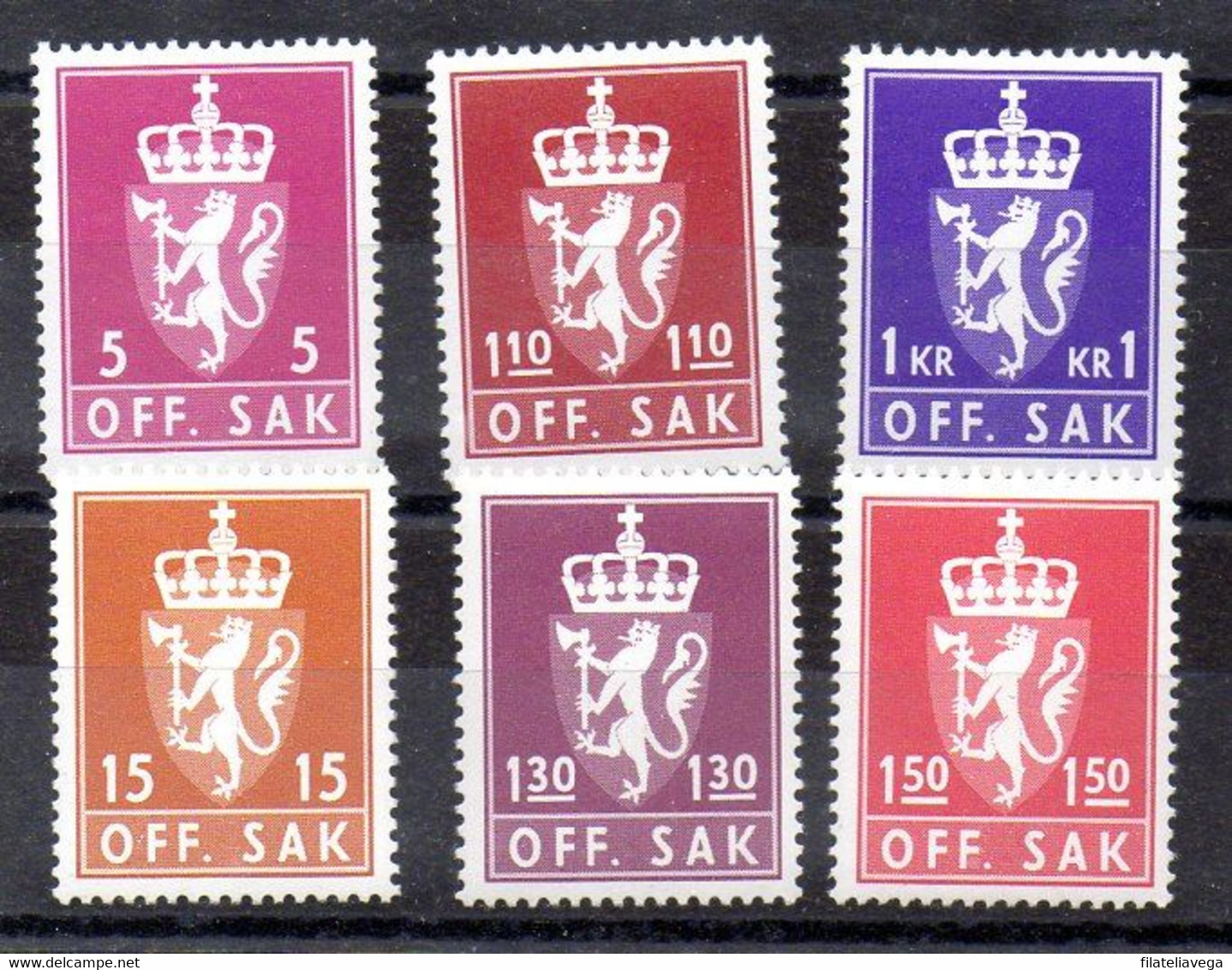 Noruega Series Tasas Nº Yvert 104/06+107/09 ** - Unused Stamps