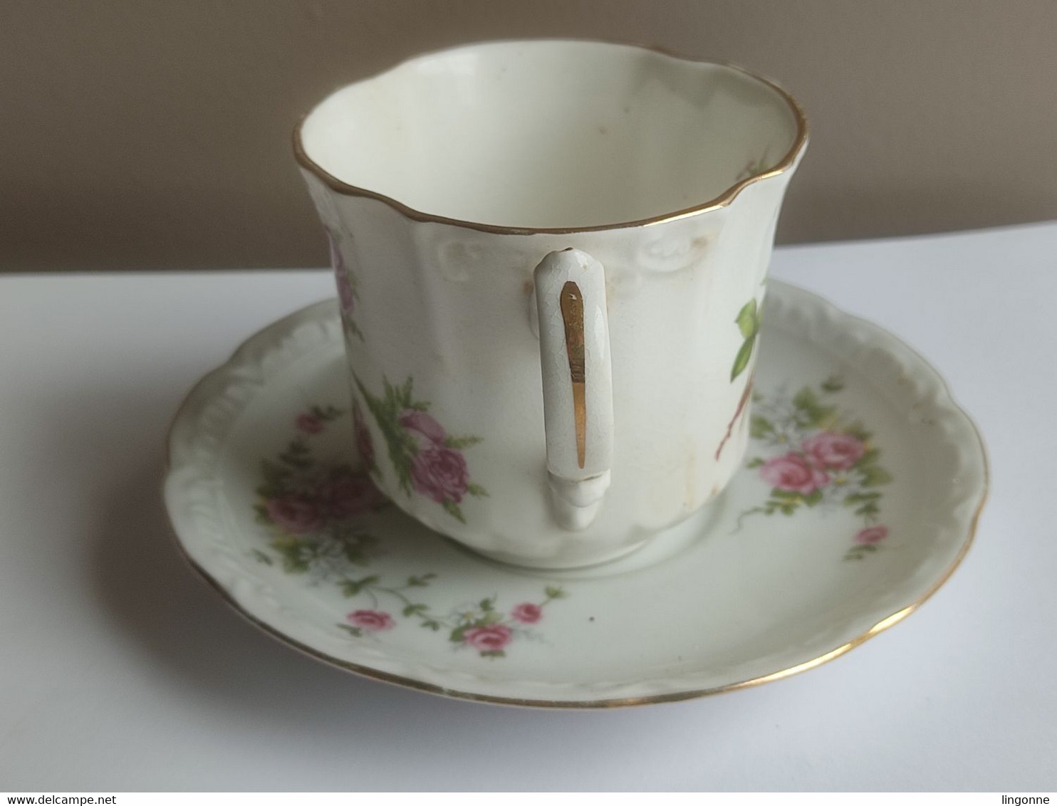 Tasse à Café Porcelaine Fine Anglaise Fine Bone China Oakley Soucoupe Mitterteich Bavaria Poids 240 Grammes - Cups