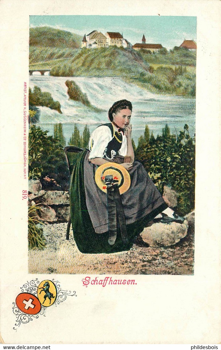 SUISSE  Artist.atelier N°819 Costume , Personnage SCHAFFHAUSEN - Hausen Am Albis 