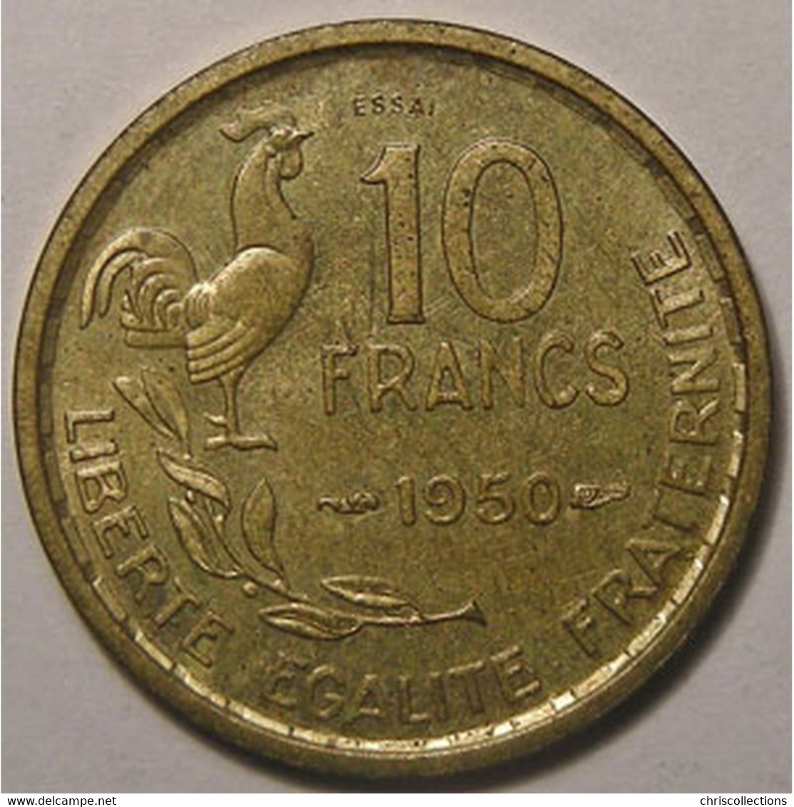 Monnaie Française, Essai De Guiraud 10 Francs 1950 SPL/FDC, Gadoury: 182.5 - Probedrucke