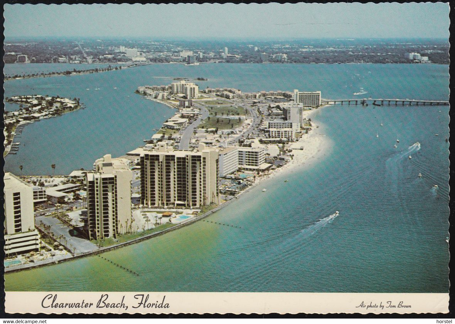 USA - Florida - Clearwater  Beach - Hotels - Aerial View - Clearwater