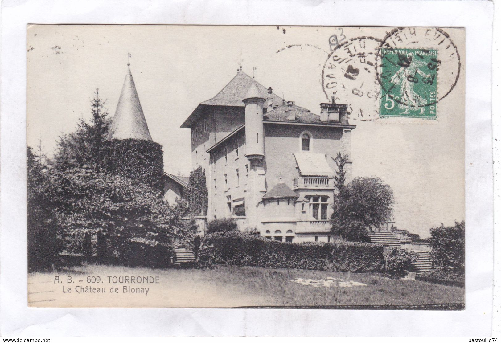 CPA :  14 X 9  -   TOURRONDE  -  Le  Château  De  Blonay - Lugrin