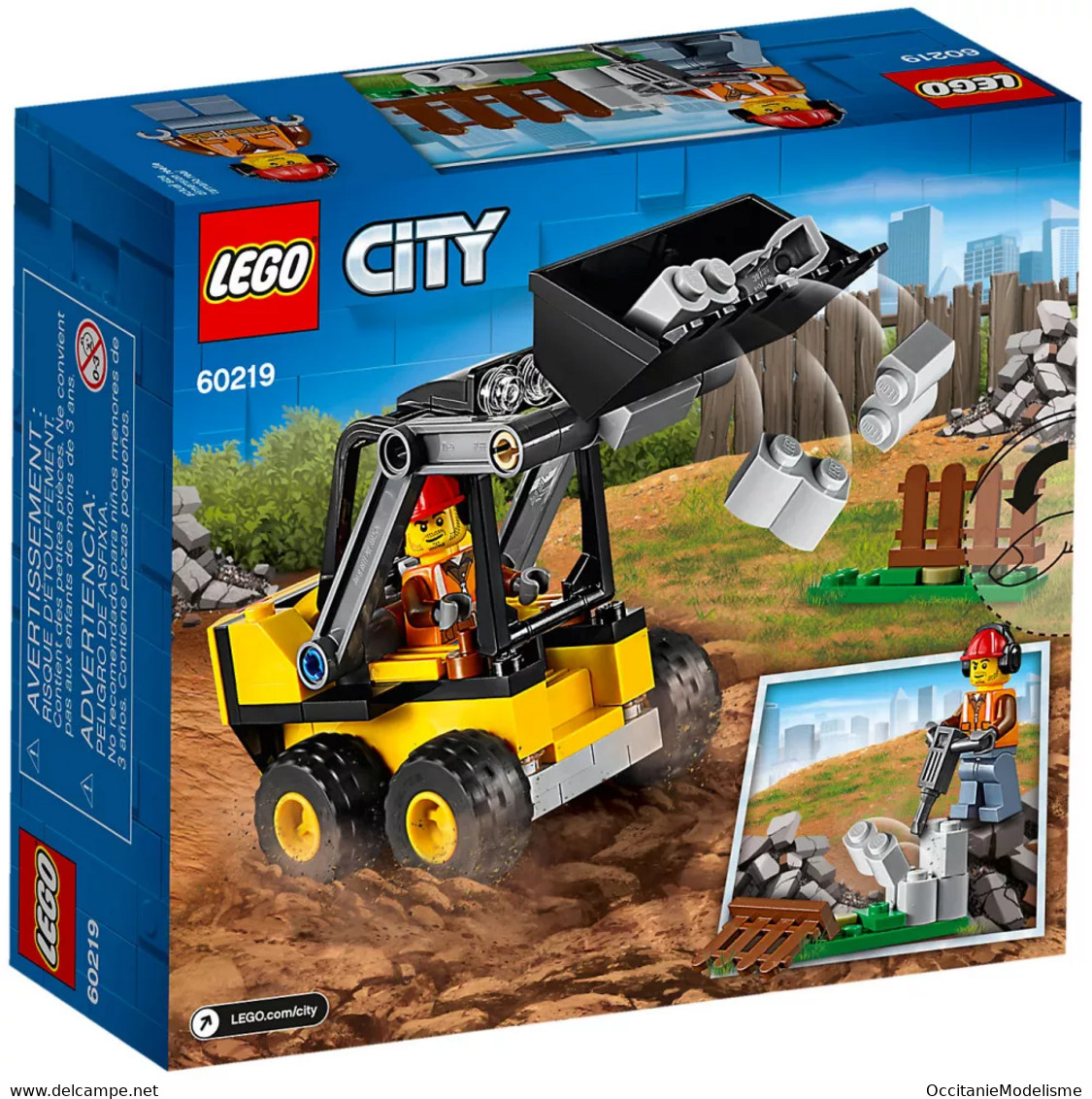 Lego City - LA CHARGEUSE Construction Loader Réf. 60219 NBO Neuf - Non Classés