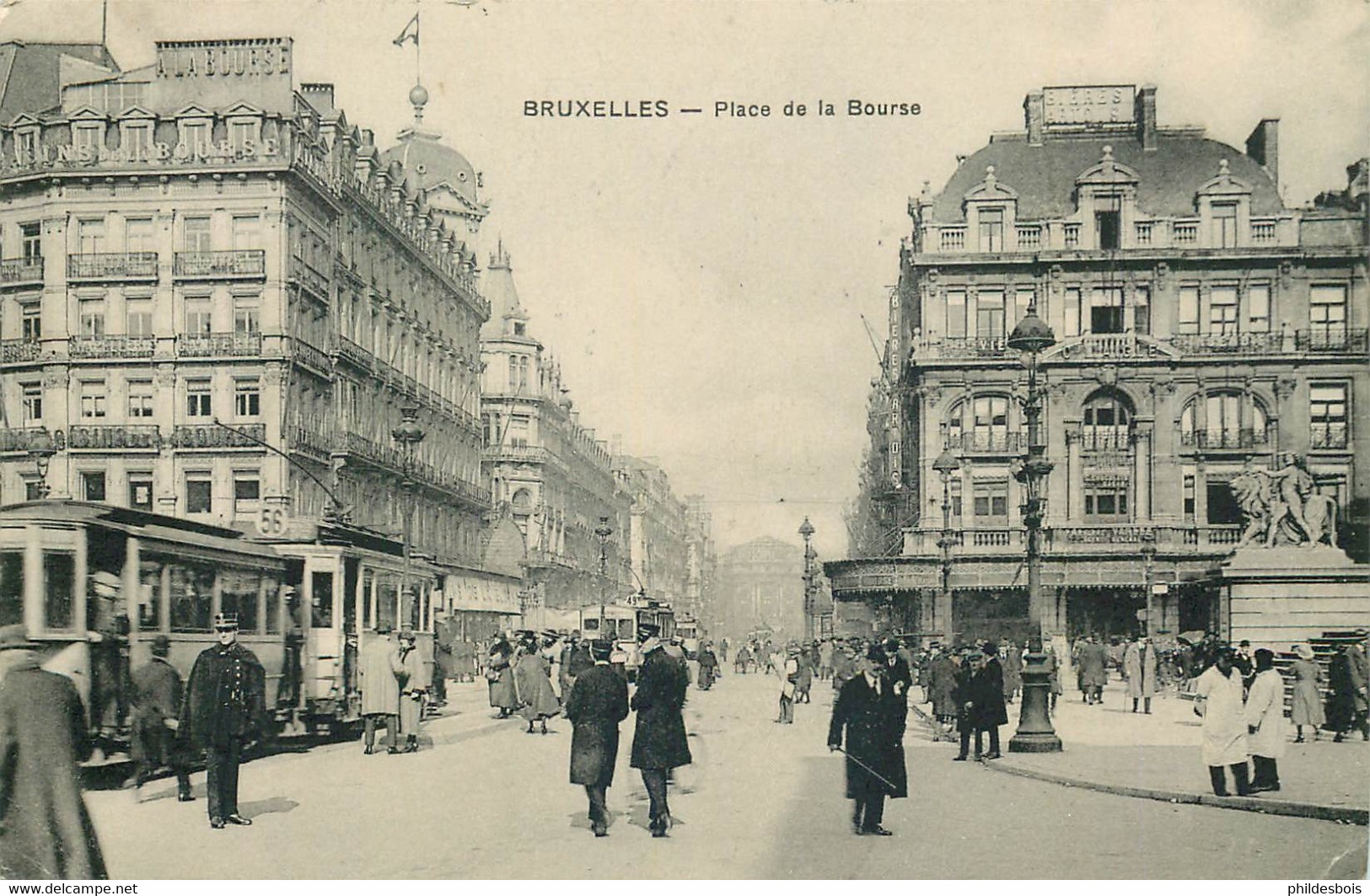BELGIQUE  BRUXELLES  Place De La Bourse - Avenues, Boulevards