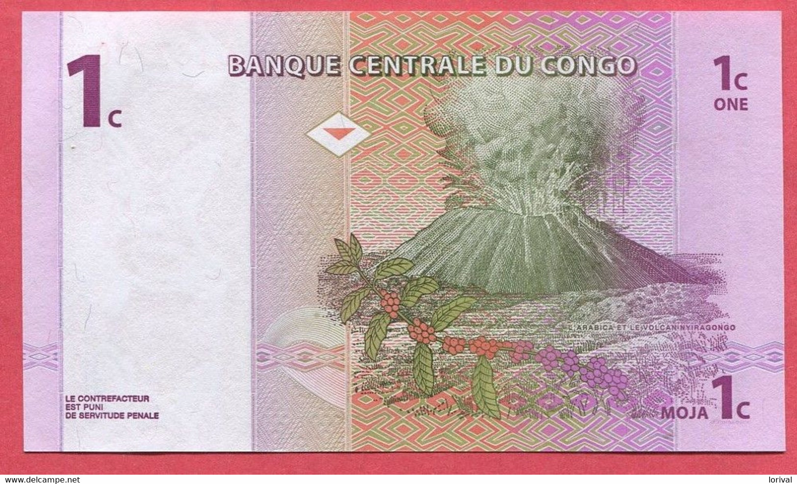 1 Centime 01/11/97 Neuf 3 Euros - Republic Of Congo (Congo-Brazzaville)