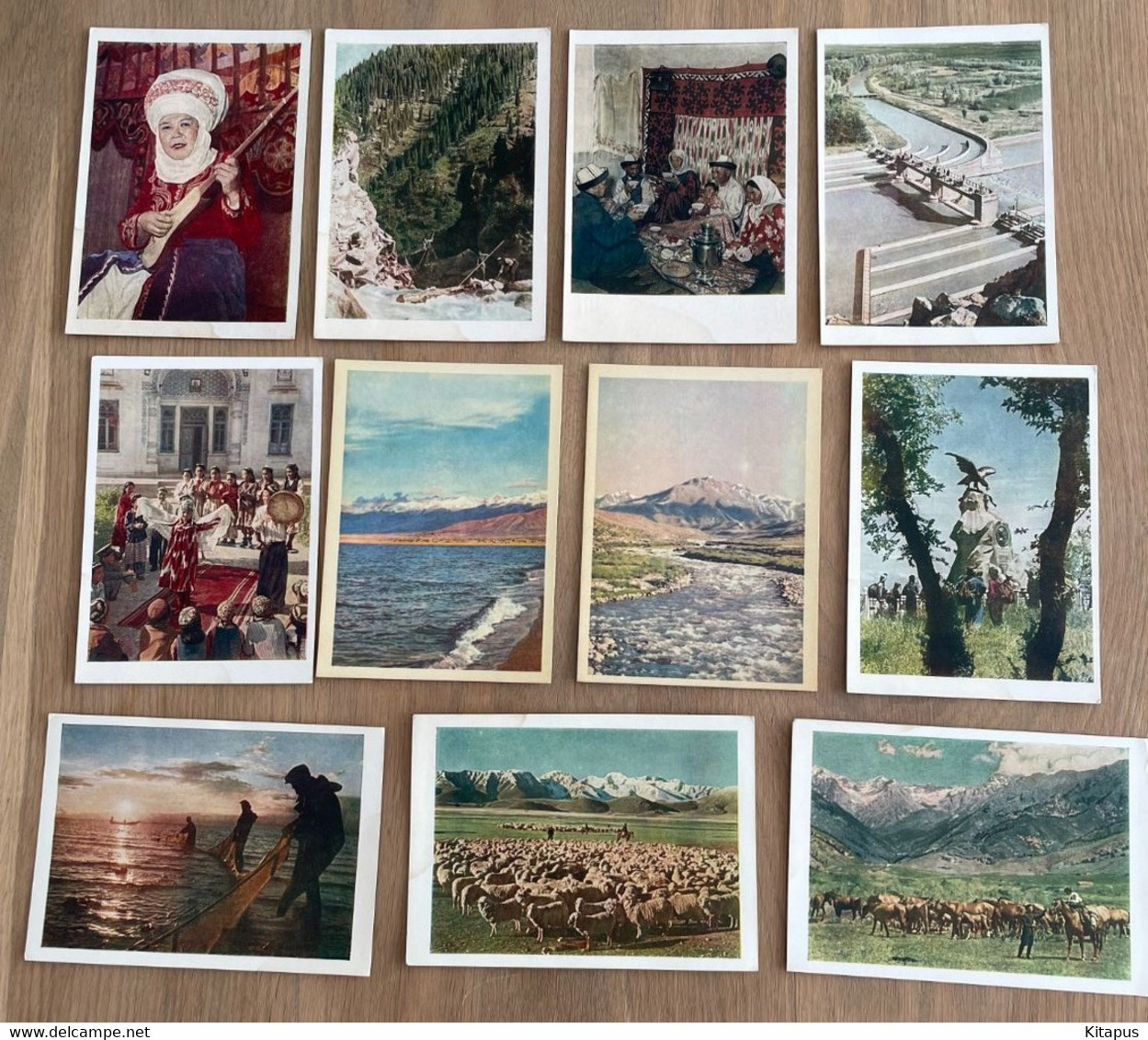 KYRGYZSTAN Set Of 11 Vintage Postcards Lot Kyrgyzstan - Kyrgyzstan