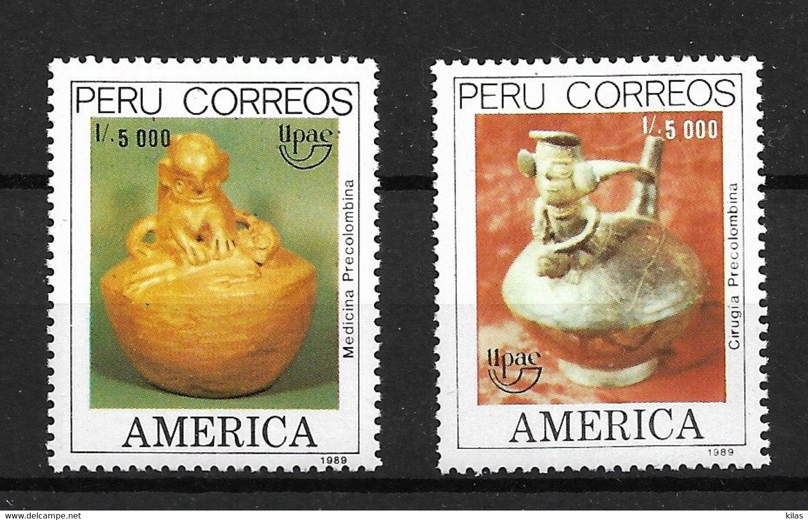 PERU 1989  UPAEP DISCOVERY OF AMERICA CHRISTOPHER COLUMBUS,  MNH - Cristoforo Colombo