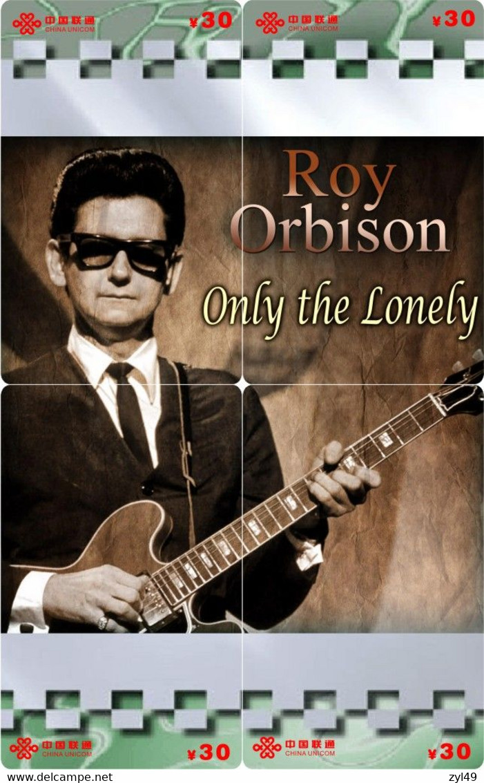 M08515 China Phone Cards Roy Orbison Puzzle 48pcs - Musique