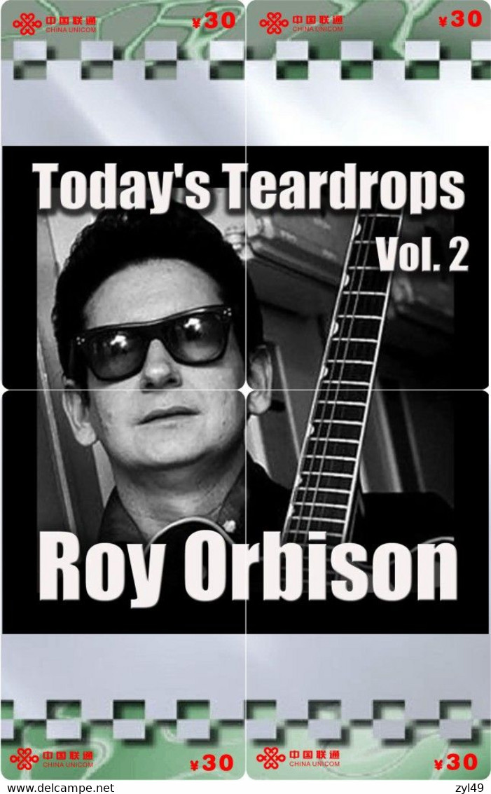 M08515 China Phone Cards Roy Orbison Puzzle 48pcs - Musique