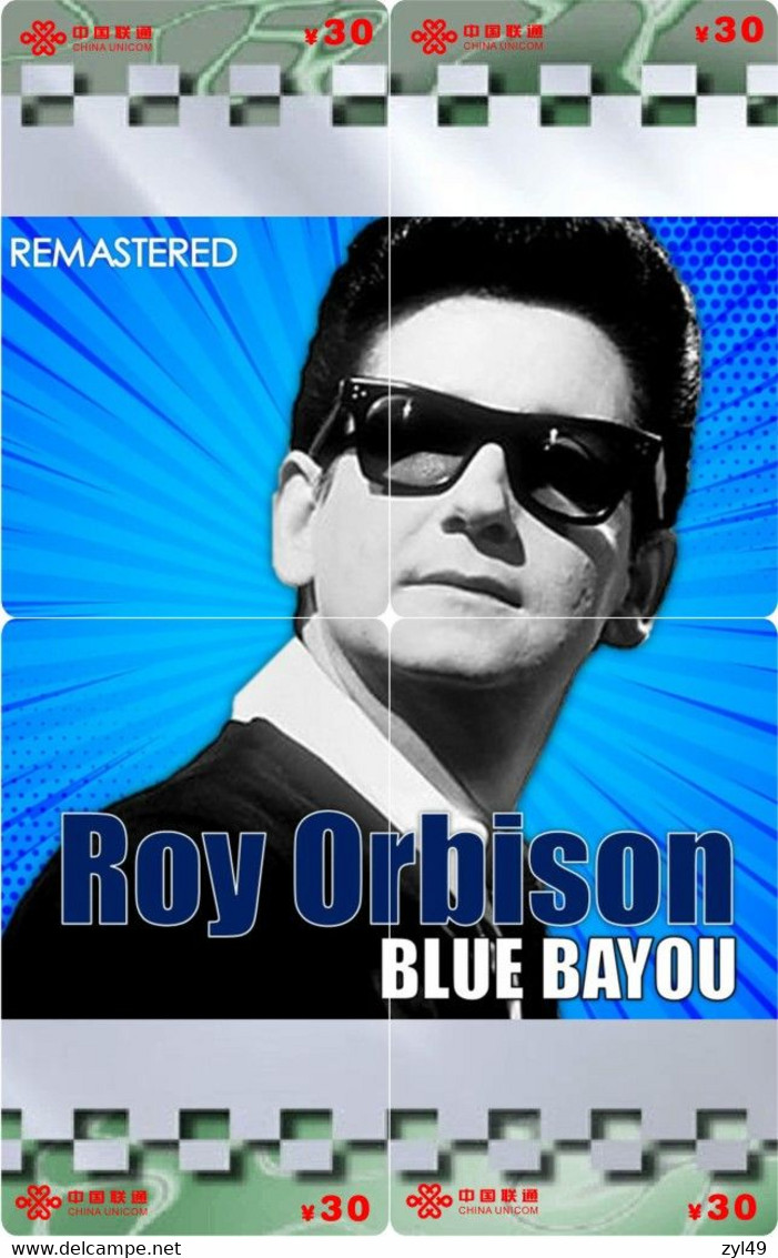 M08515 China Phone Cards Roy Orbison Puzzle 48pcs - Musique