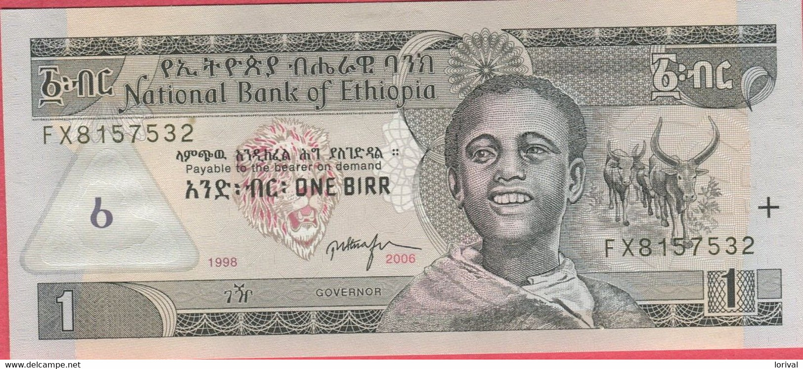 1 Birr 2006 Neuf 4 Euros - Ethiopie