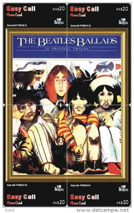 M04301 China phone cards The Beatles puzzle 40pcs