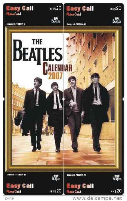 M04301 China phone cards The Beatles puzzle 40pcs