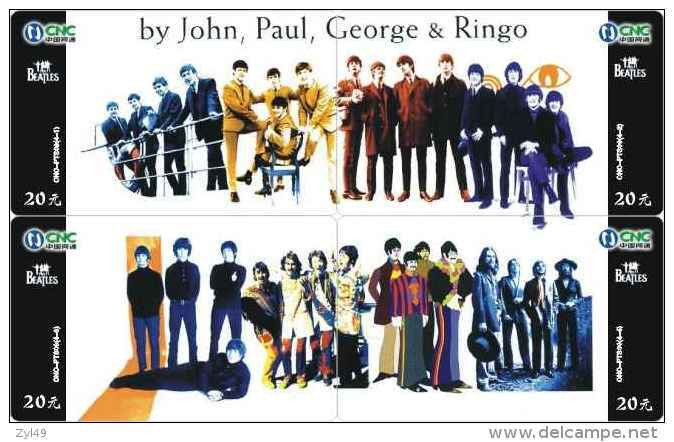 M04301 China phone cards The Beatles puzzle 40pcs