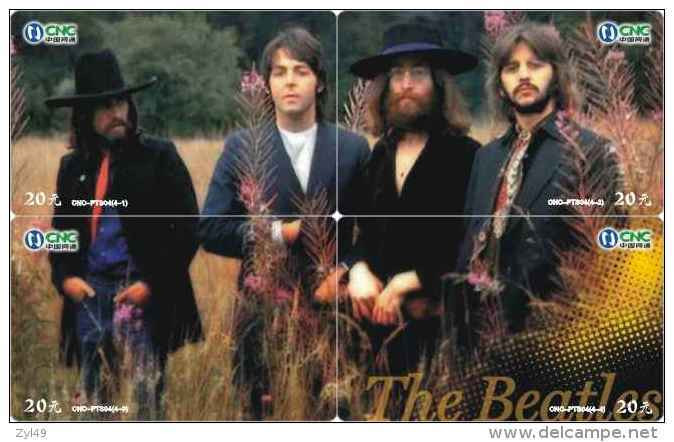 M04301 China phone cards The Beatles puzzle 40pcs