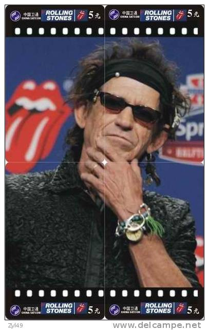 M08320 China Phone Cards The Rolling Stones Puzzle 60pcs - Musique