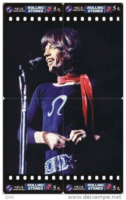 M08320 China Phone Cards The Rolling Stones Puzzle 60pcs - Musique