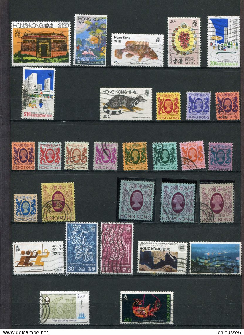 Hong Kong Lot  Timbres Oblitérés - Collezioni & Lotti