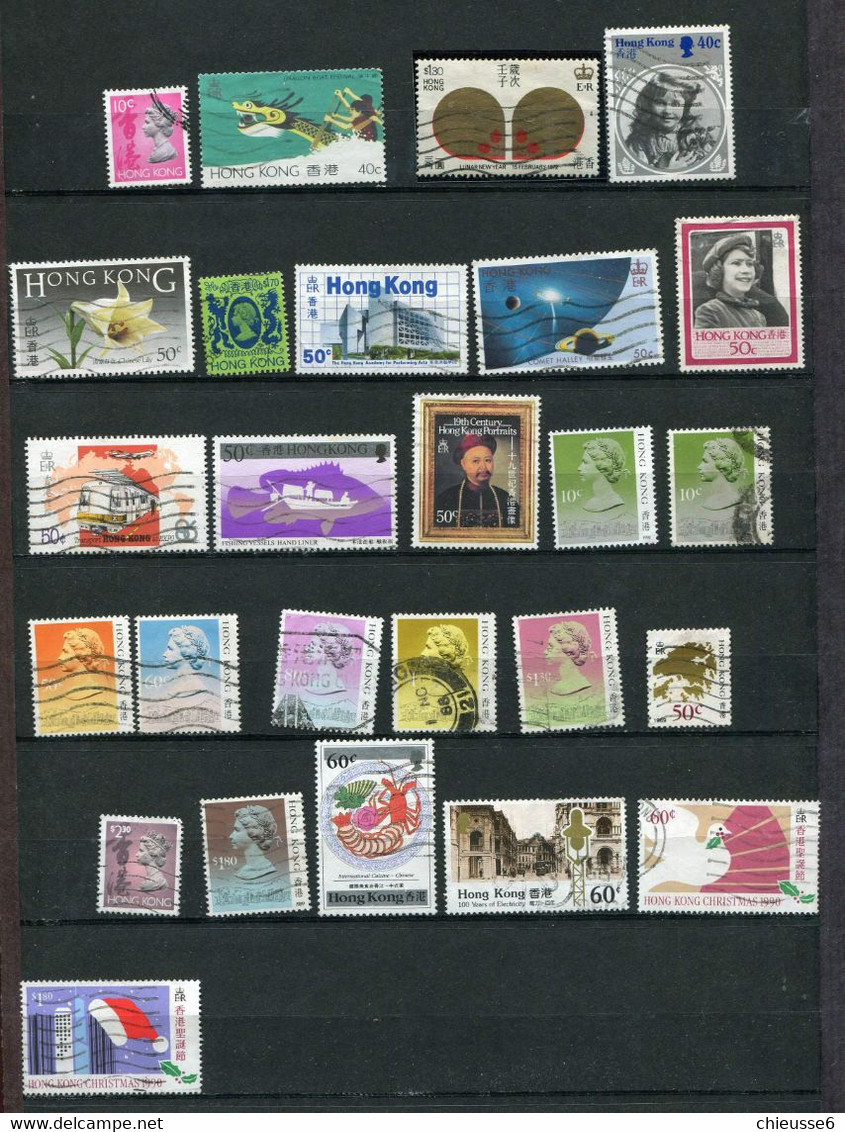 Hong Kong Lot  Timbres Oblitérés - Collections, Lots & Séries