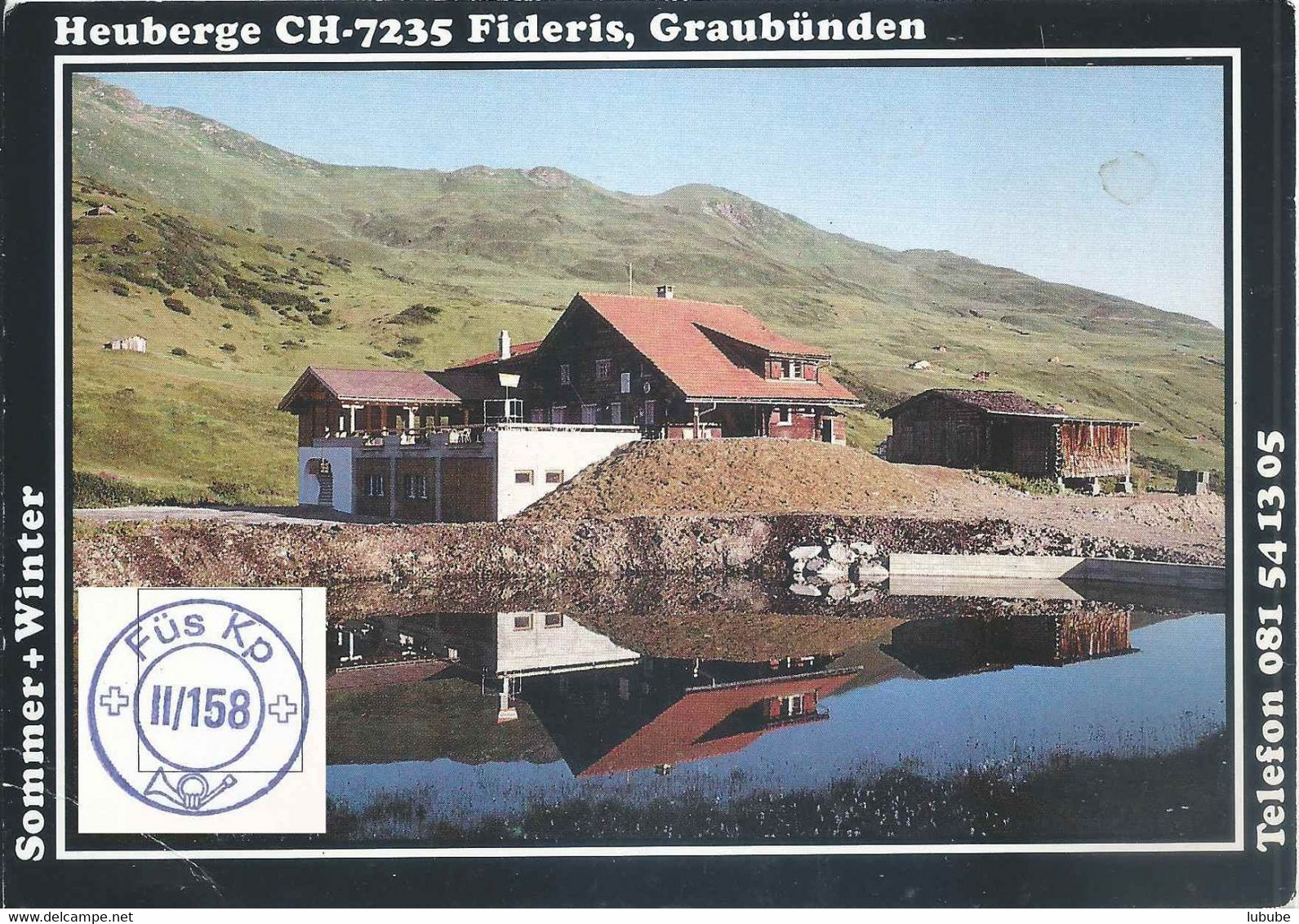 Fideris - Heuberge  (Feldpost)         Ca. 1980 - Fideris