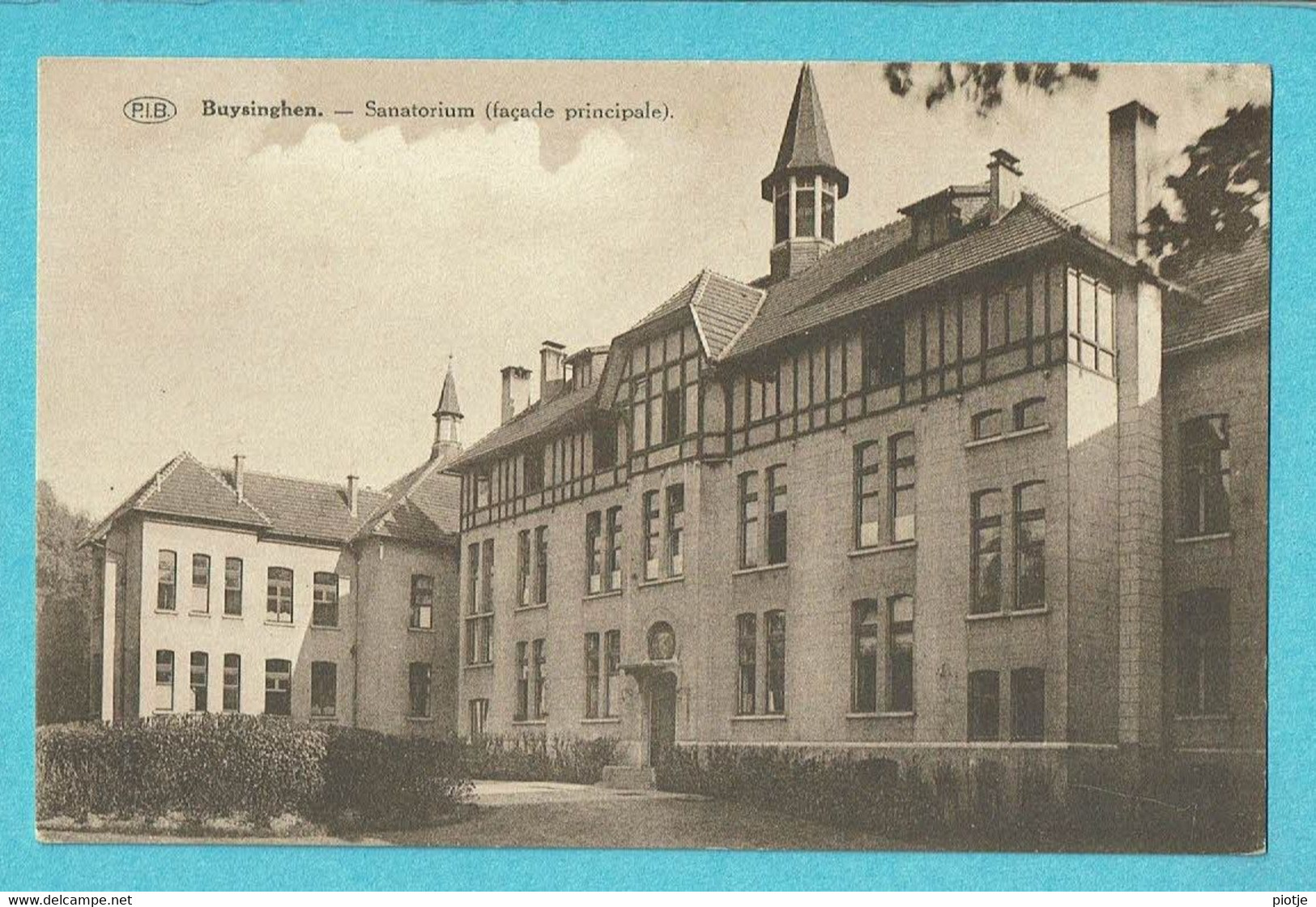 * Buizingen - Buysinghen (Halle - Vlaams Brabant) * (PIB - P.I.B. - Edit Arthur De Greef) Sanatorium, Façade, Old, Rare - Halle