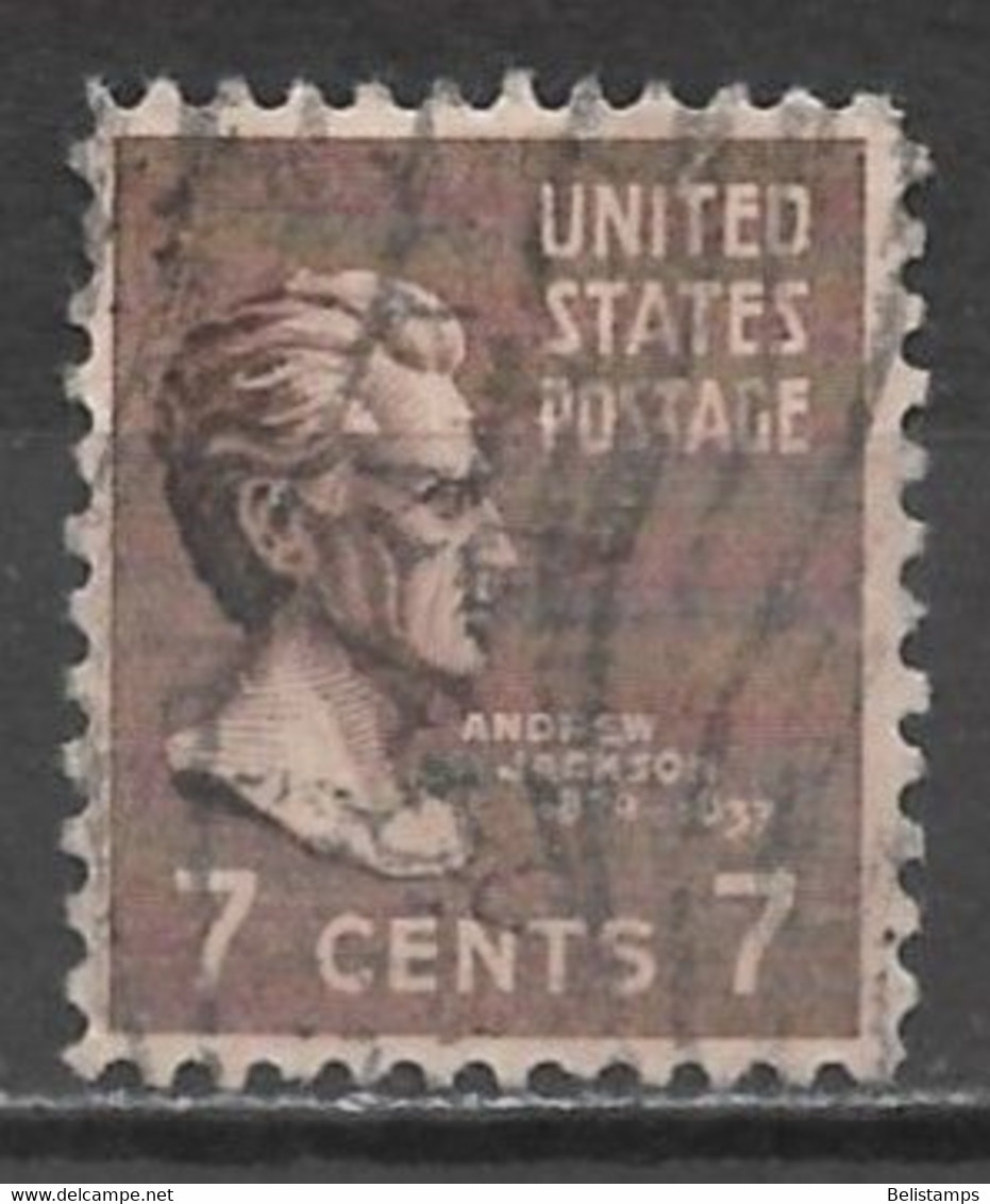 United States 1938. Scott #812 (U) Andrew Jackson - Used Stamps