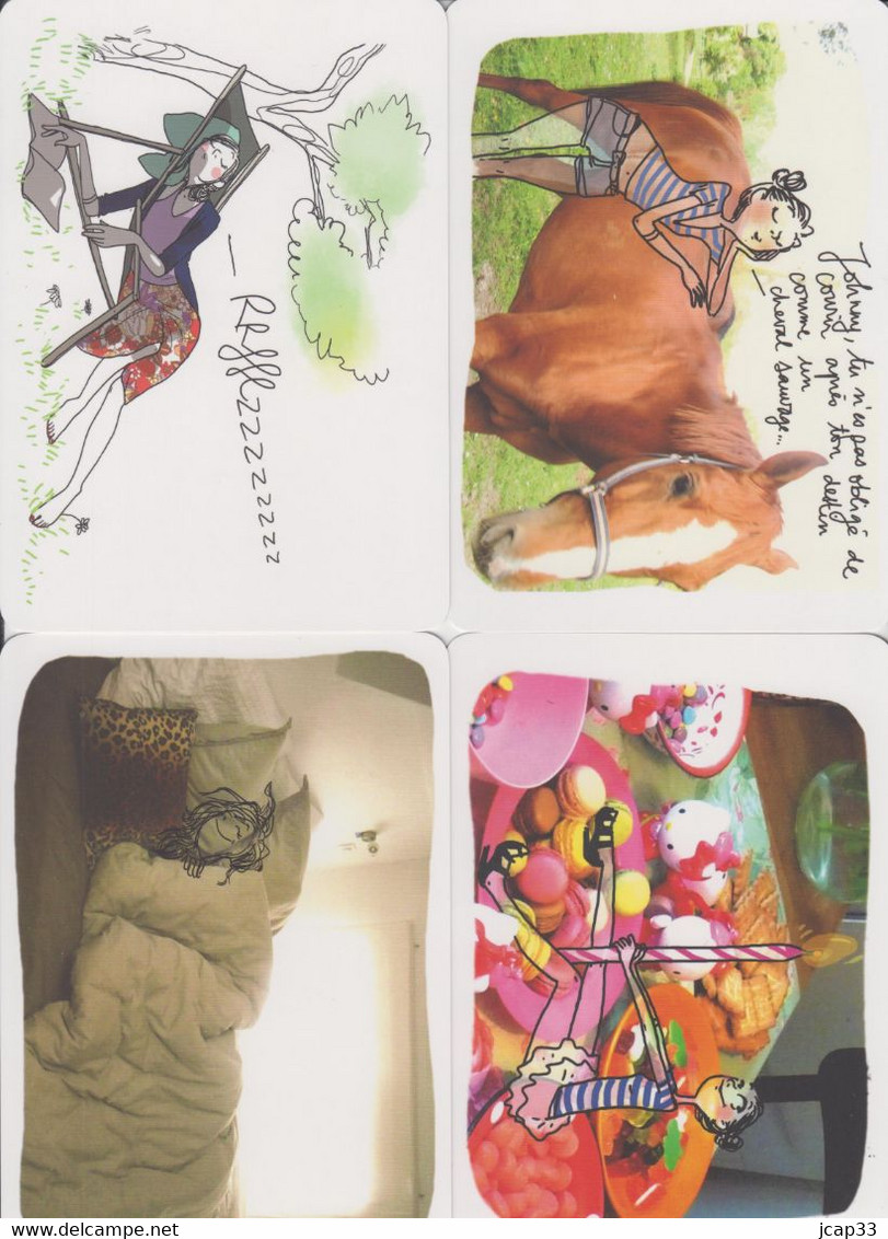 ILLUSTRATION DE MARGAUX MOTIN  - 2010  -  LOT DE 36 CARTES  -