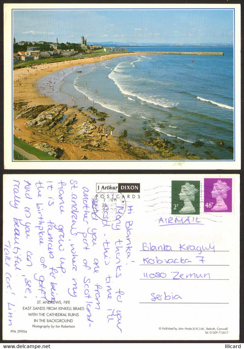 U K Scotland Fife St  Andrews Beach Nice Stamp # 36211 - Fife