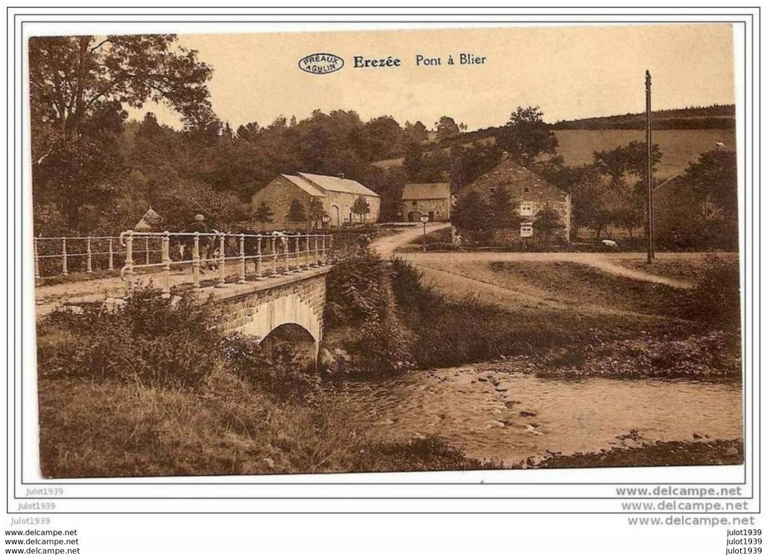 BLIER ..-- Vaches Sur Le PONT . - Erezée