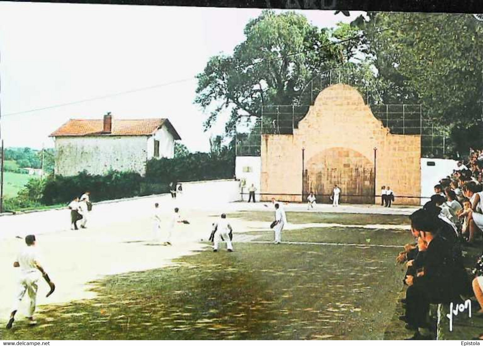 ► CPSM   Le Fronton Partie De Pelote - Jeux Régionaux