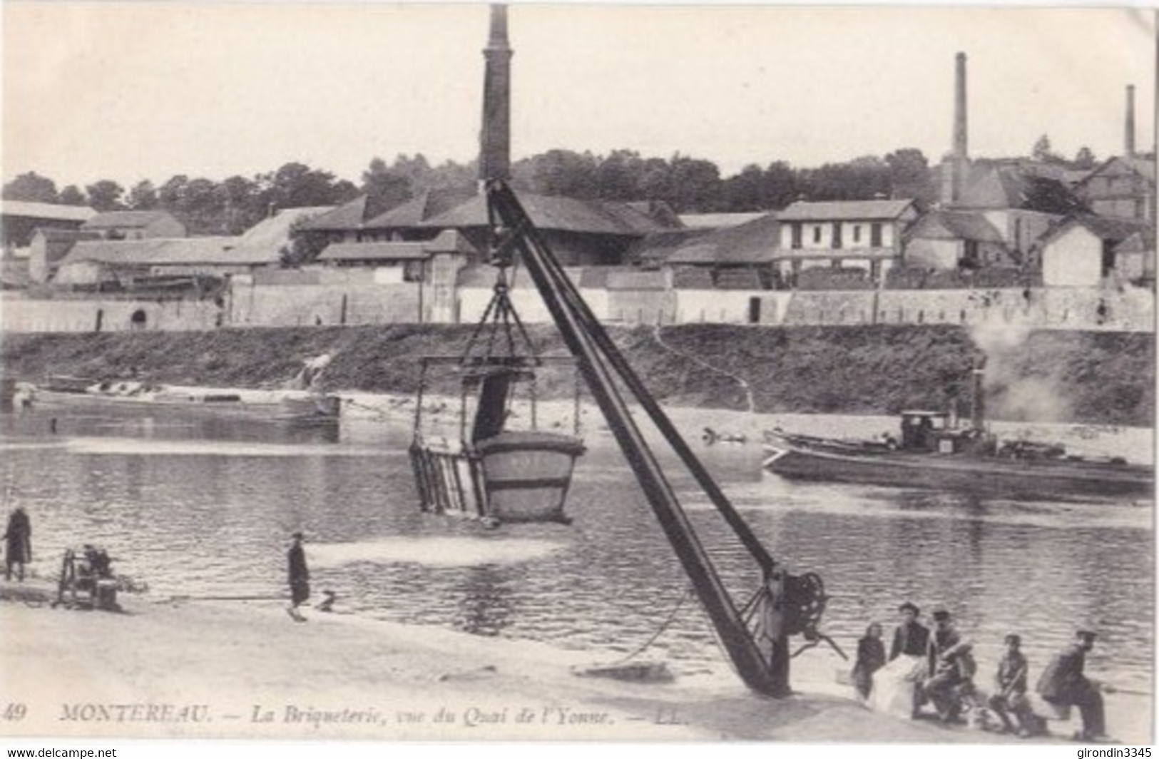 SEINE ET MARNE MONTEREAU La Briqueterie Vue Du Quai De L'Yonne - Montereau