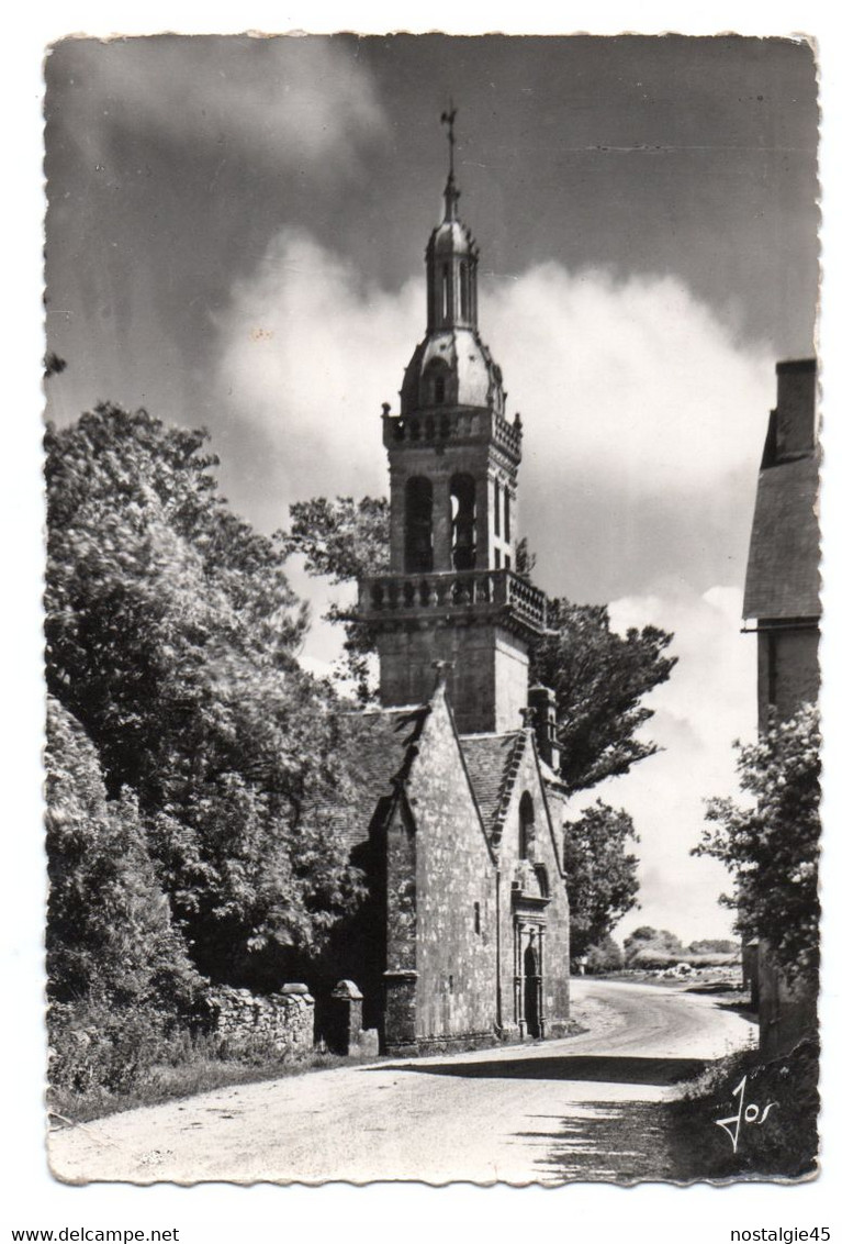 CPMGF Ed Jos 128- Plomodiern Chapelle Ste Marie Du Menez-Hom   Timbre Semeuse Lignée Piel 0.20 - Plomodiern