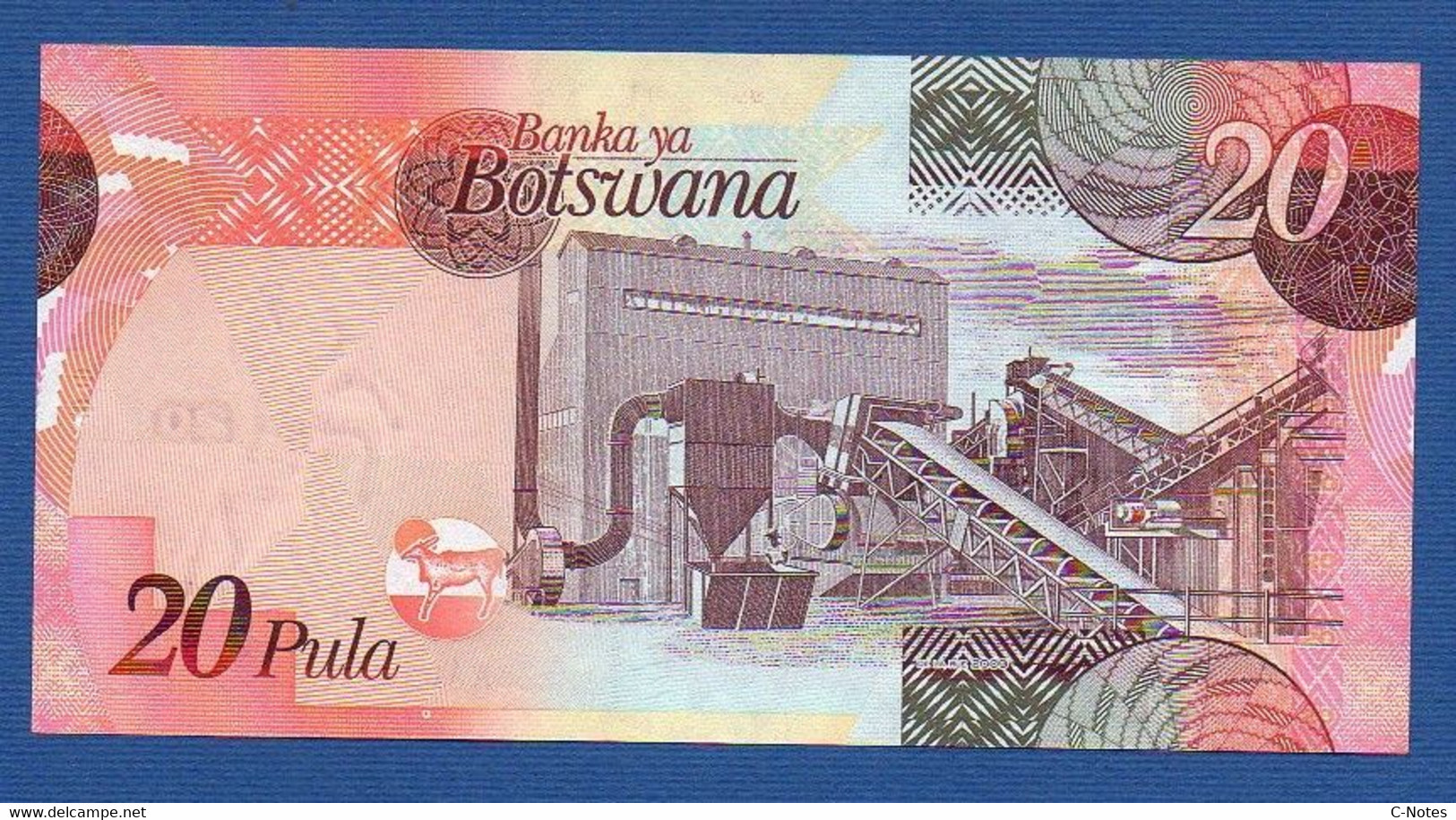 BOTSWANA - P.31a – 20 Pula 2009 UNC, Serie AA 0220496 - Botswana