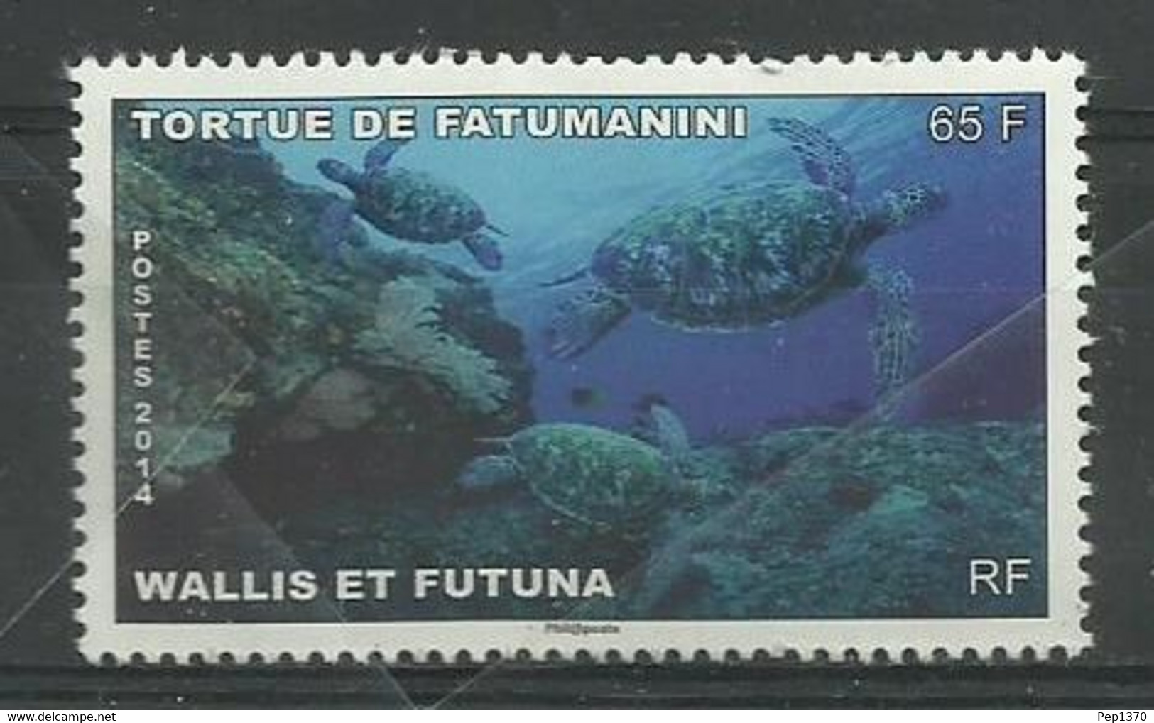 WALLIS Y FUTUNA 2014 - FAUNA MARINA - TORTUGAS - YVERT 817** - Neufs