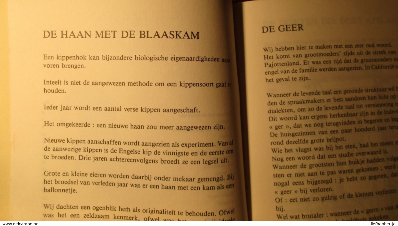 De Haan Met De Blaaskam - Korte Verhalen - Door P. Vlieghe - Schiffe