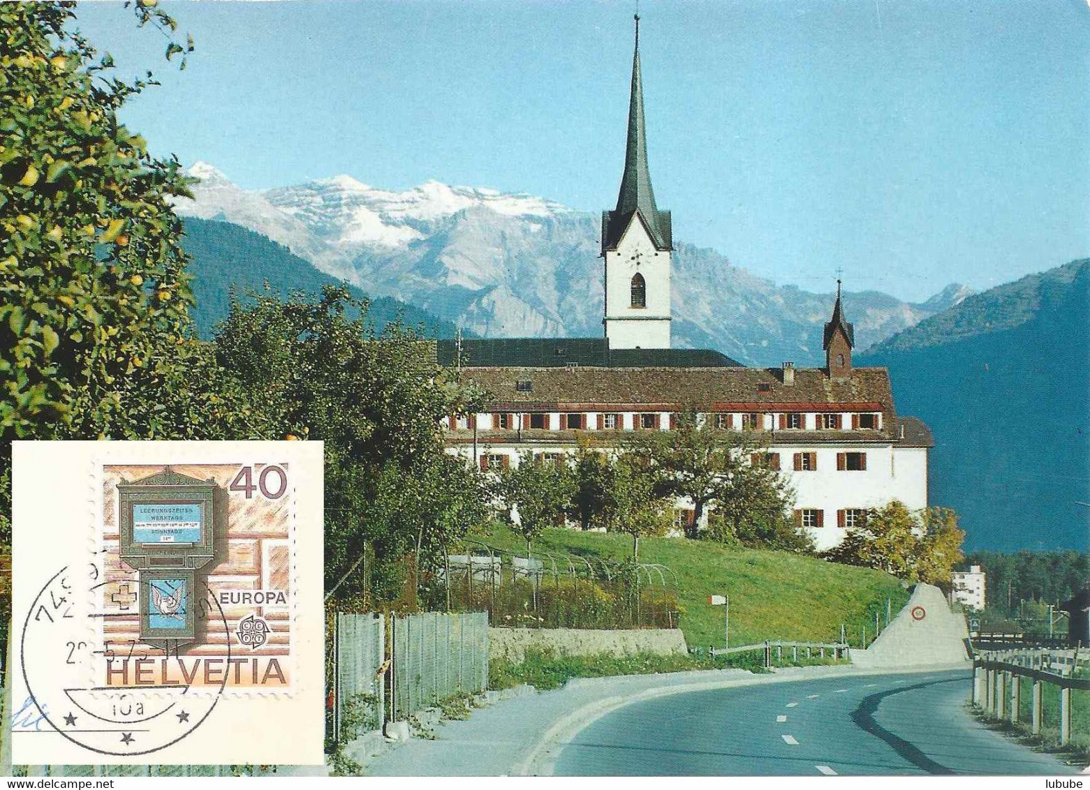 Cazis - Frauenkloster St.Peter Und Paul Mit Ringelspitze         Ca. 1970 - Cazis