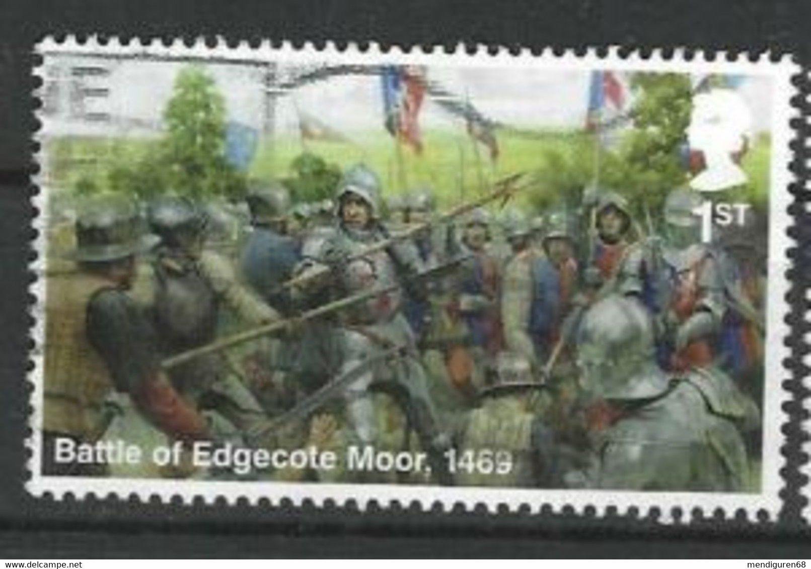 GROSSBRITANNIEN GRANDE BRETAGNE GB 2021 THE WARS OF THE ROSES: Edgecote Moor 1469 USED SG 4512 MI 4762 YT 5176 SC 4102 - Gebruikt