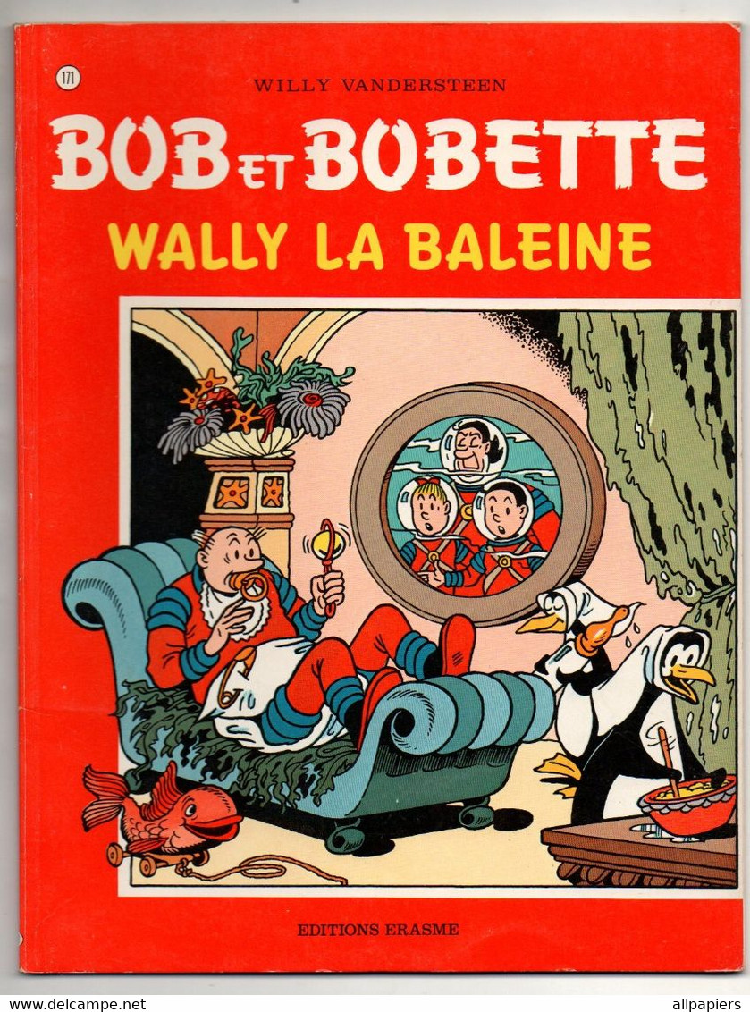 Bande Dessinée Souple édition Originale Bob Et Bobette N°171 Wally La Baleine De 1979 Par W. Vandersteen - Suske En Wiske